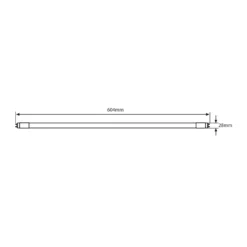 Noxion LED Rör T8 Avant (EM/Mains) Standard Output 7.5W 900lm - 840 Kallvit | 60cm - Ersättare 18W