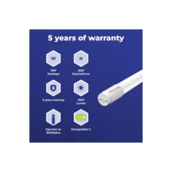 Noxion LED Rör T8 Avant Extreme (EM/Mains) Ultra Output 15.9W 2550lm - 865 Dagsljus | 120cm - Ersättare 36W