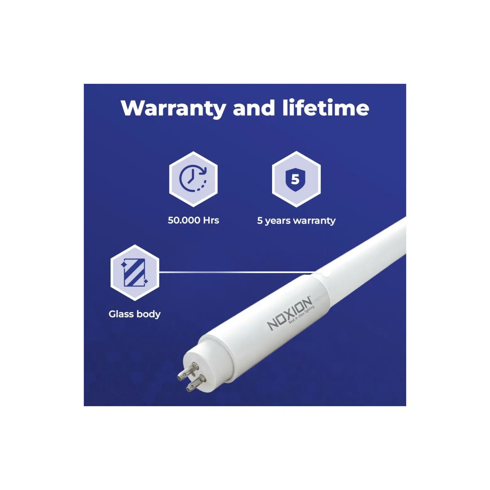 Noxion LED Rör T5 Avant Extreme (HF) High Efficiency 19W 2900lm - 840 Kallvit | 145cm - Ersättare 35W