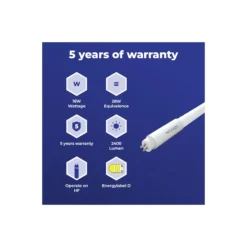 Noxion LED Rör T5 Avant Extreme (HF) High Efficiency 16W 2400lm - 865 Dagsljus | 115cm - Ersättare 28W