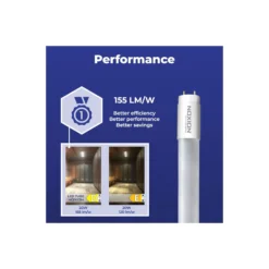 Noxion LED Rör T8 Avant Extreme (HF) High Output 20W 3100lm - 840 Kallvit | 150cm - Ersättare 58W