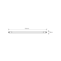 Noxion LED Rör T8 (EM/Mains) Ultra Output 23W 3750lm - 840 Kallvit | 150cm - Ersättare 58W