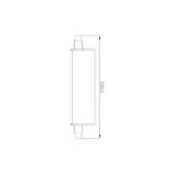 Noxion LED R7s 118mm Klar 18W 2452lm - 827 Extra Varm Vit | Dimbar - Ersättare 150W