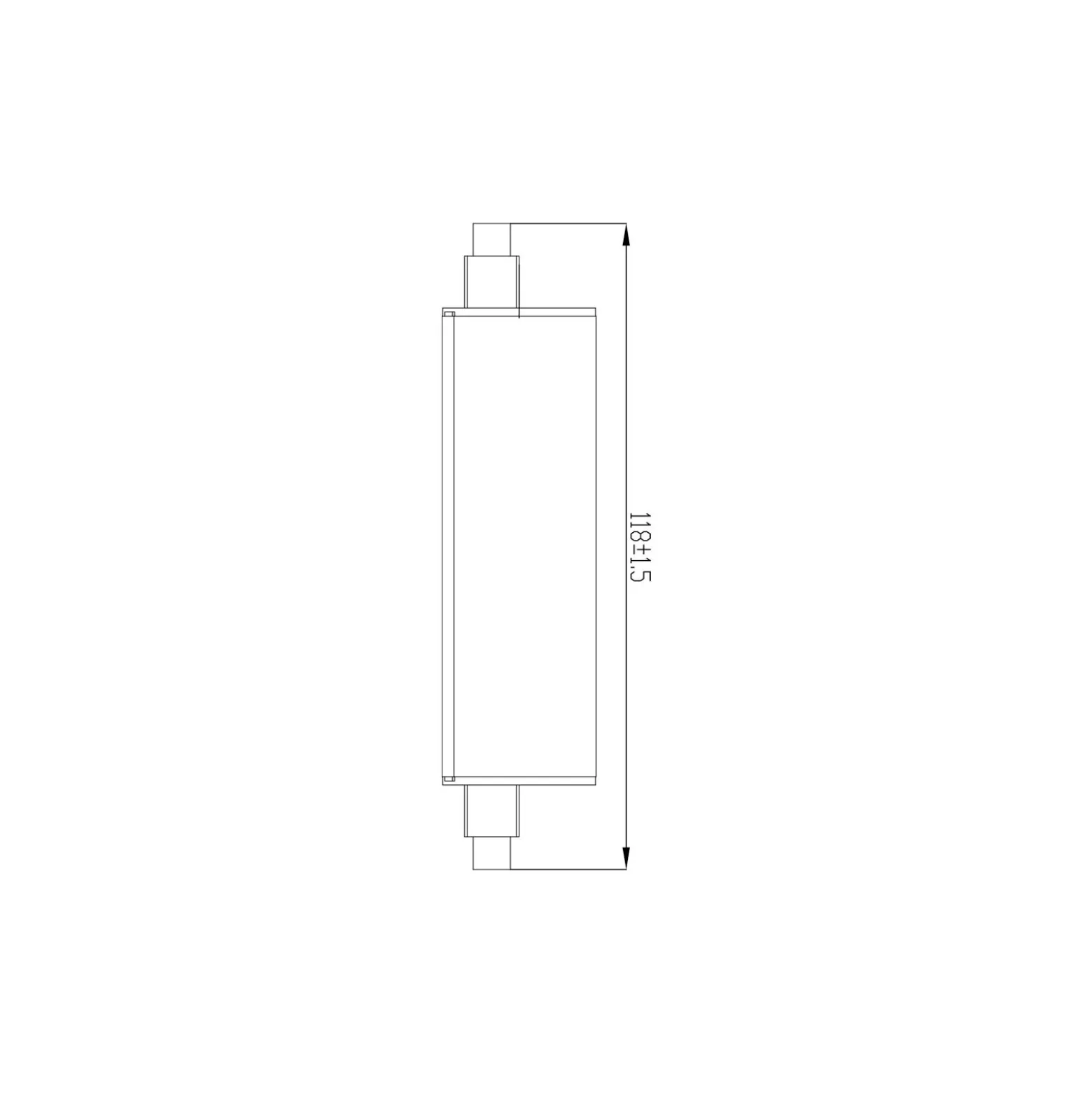 Noxion LED R7s 118mm Klar 18W 2452lm - 827 Extra Varm Vit | Dimbar - Ersättare 150W