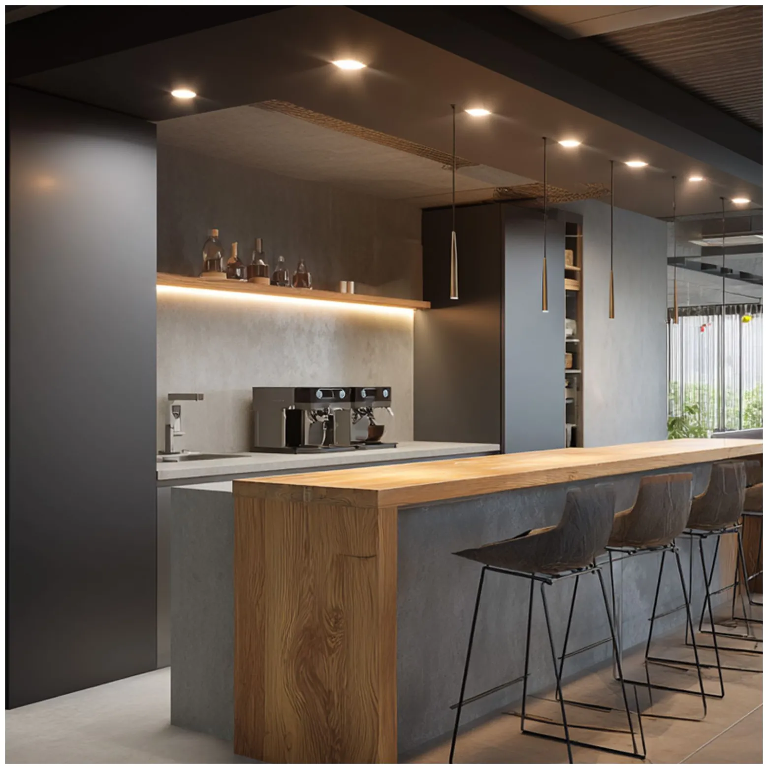 Noxion LED Spot Ares Djup ring Vit - med Inre Ring Silver | Utskärning 68mm - incl. GU10 Fitting
