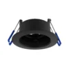 Noxion LED Spot Ares Djup ring Svart - med Inre Ring Vit | Utskärning 68mm - incl. GU10 Fitting