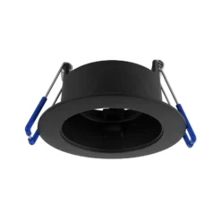 Noxion LED Spot Ares Djup ring Svart - med Inre Ring Vit | Utskärning 68mm - incl. GU10 Fitting