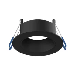 Noxion LED Spot Ares Djup ring Svart - med Inre Ring Svart | Utskärning 68mm - incl. GU10 Fitting