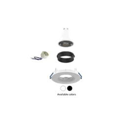 Noxion LED Spot Ares Fast Vit | Utskärning 68mm - incl. GU10 Fitting