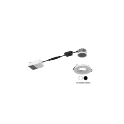 Noxion LED Spot Ares Lutningsbar Svart 6W 540lm 927-940 3CCT | Utskärning 68mm