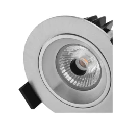 Noxion LED Spot Diamond Lutningsbar Aluminium 6W 400lm 36D - 927 Extra Varm Vit | Utskärning 83mm - IP44 - Bästa färgåtergivning - Dimbar