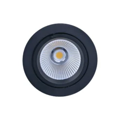 Noxion LED Spot Forza V2 Aluminium Svart 28/32/36/40W - 3300/3700/4100/4500lm 36D - 930-940-957 CCT | 160mm - Utskärning 145mm - Bästa Färgåtergivning