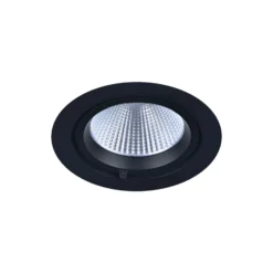 Noxion LED Spot Forza V2 Aluminium Svart 28/32/36/40W - 3300/3700/4100/4500lm 36D - 930-940-957 CCT | 160mm - Utskärning 145mm - Bästa Färgåtergivning