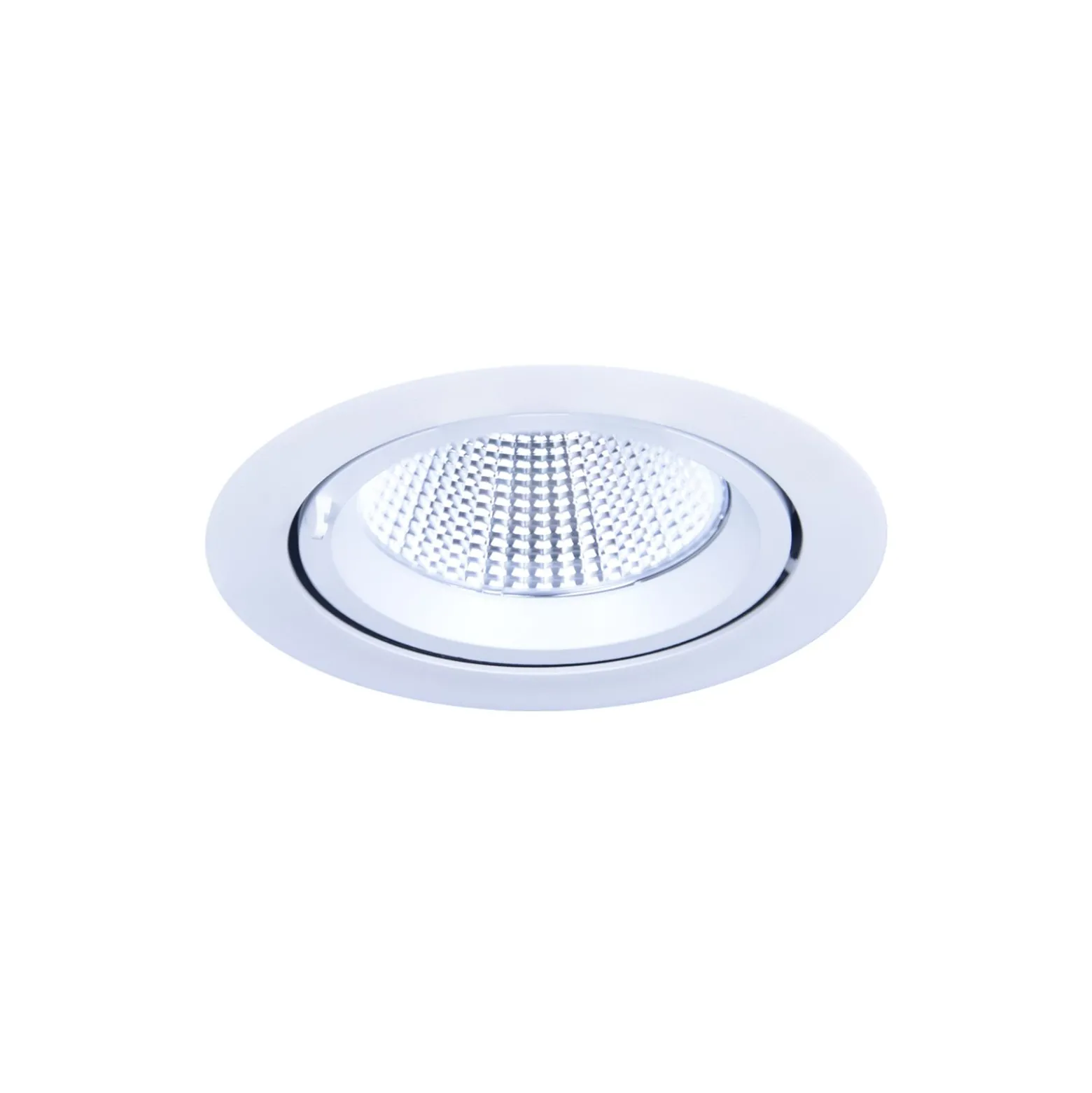 Noxion LED Spot Forza V2 Aluminium Vit 32W 3700lm 36D - 930-940-957 CCT | 160mm - Utskärning 145mm - Bästa Färgåtergivning