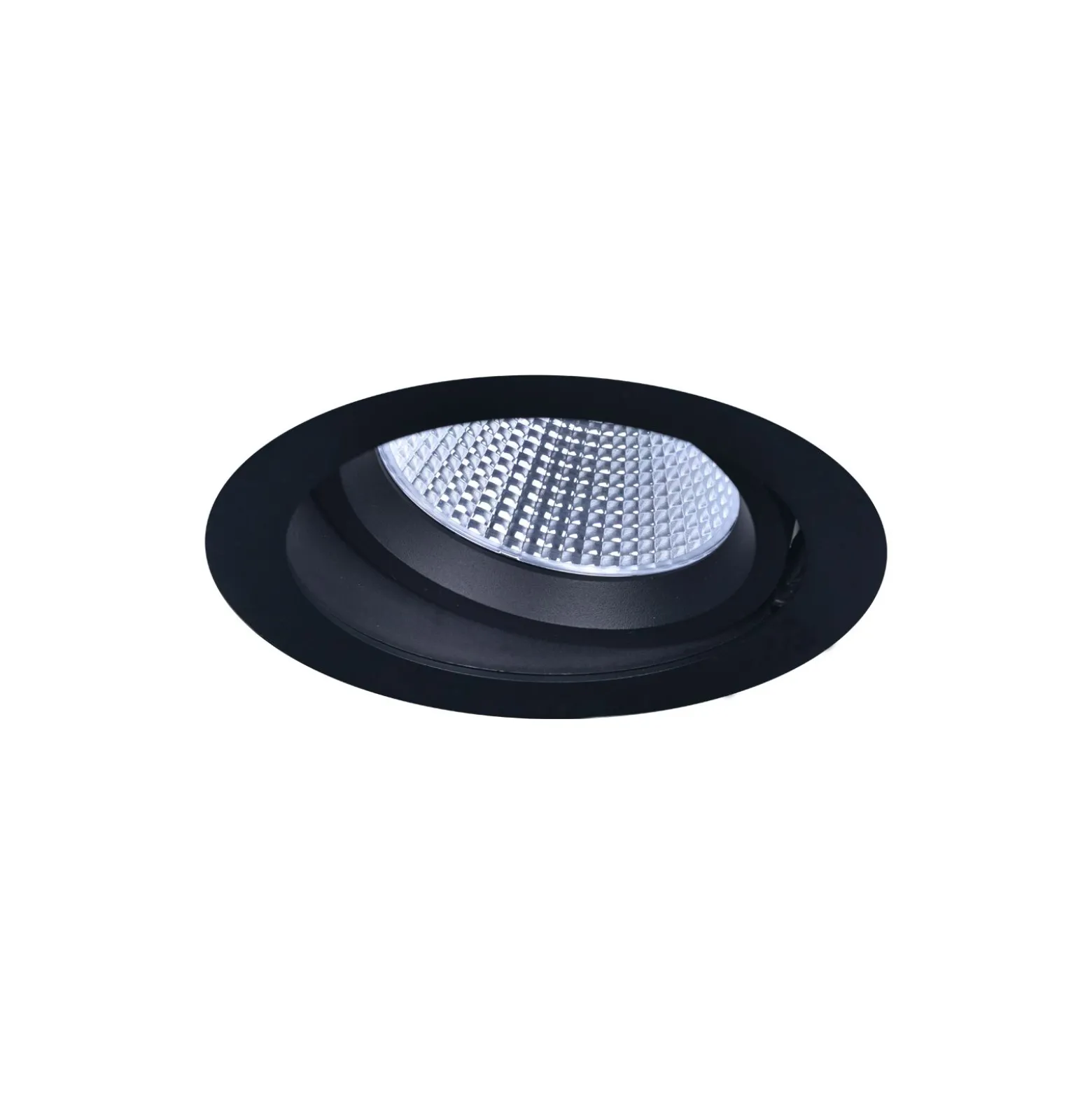 Noxion LED Spot Forza V2 Aluminium Svart 32W 3700lm 36D - 930-940-957 CCT | 160mm - Utskärning 145mm - Bästa Färgåtergivning