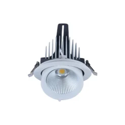 Noxion LED Spot Forza V2 Aluminium Vit 28/32/36/40W - 3300/3700/4100/4500lm 36D - 930-940-957 CCT | 160mm - Utskärning 145mm - Bästa Färgåtergivning