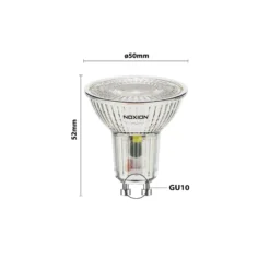 Noxion LED Spot GU10 PAR16 4.8W 450lm 36D - 827 Extra Varm Vit | Ersättare 65W