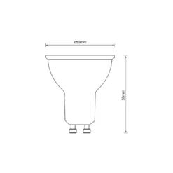 Noxion LED Spot GU10 PAR16 5.5W 560lm 36D - 827 Extra Varm Vit | Ersättare 78W