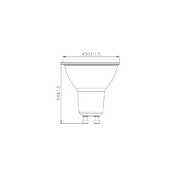 Noxion LED Spot GU10 PAR16 3.6W 345lm 36D - 840 Kallvit | Ersättare 50W