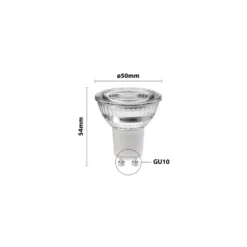 Noxion LED Spot GU10 PAR16 3.6W 345lm 36D - 830 Varm Vit | Ersättare 50W