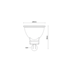 Noxion LED Spot Reflektor GU4 MR11 2.8W 184lm 36D - 927 Extra Varm Vit | Bästa Färgåtergivning - Dimbar - Ersättare 20W