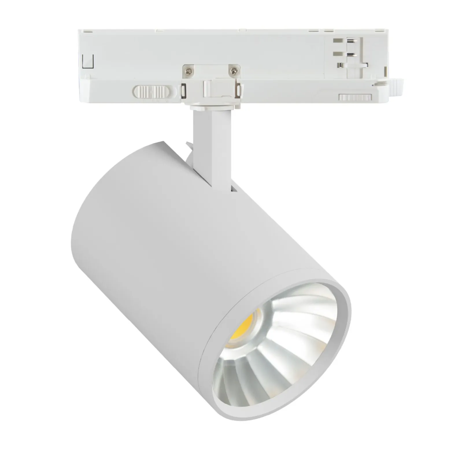 Noxion LED Spårbelysning 3-Fas Delta Pro Aluminium Vit 40W 4900lm 36D - 930-940-957 CCT | UGR <19