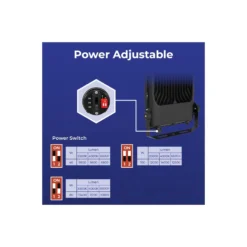 Noxion LED Strålkastare Beam V2.0 40-100W 5600-14000lm 90D - 830-840-865 CCT | IP66 - Symmetrisk