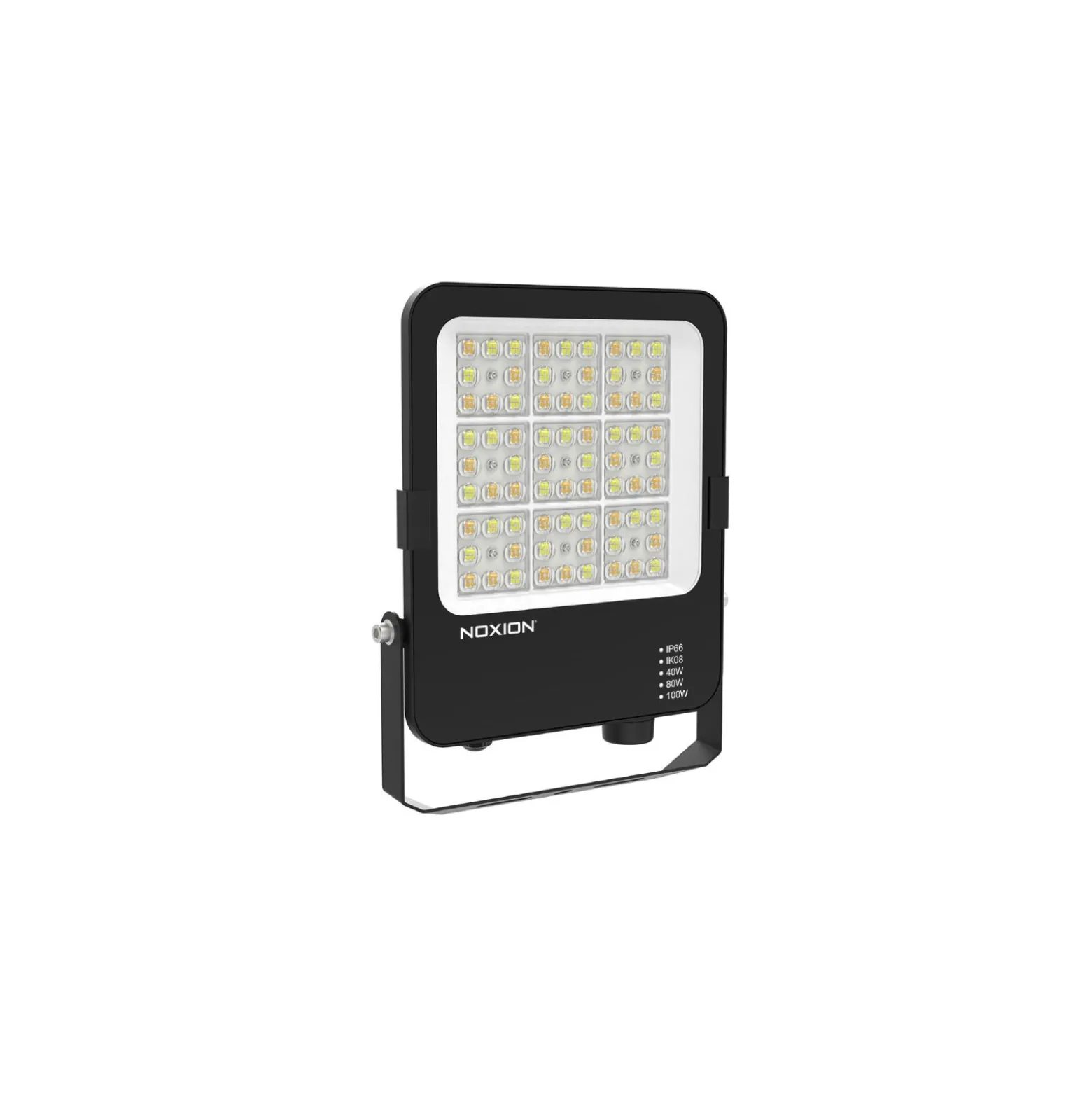 Noxion LED Strålkastare Beam V2.0 80W 11200lm 90D - 830-840-865 CCT | IP66 - Asymmetrisk Type II