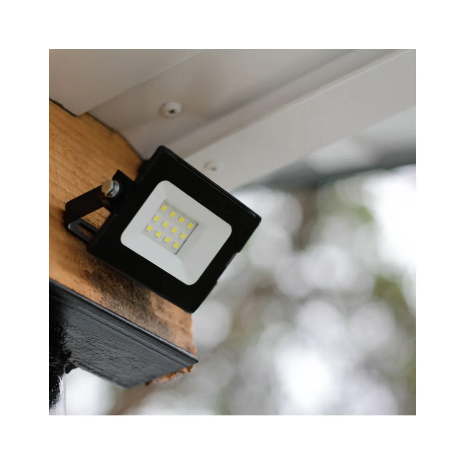 Noxion LED Strålkastare Beamy G3.1 Svart 30W 3300lm 110D - 840 Kallvit | IP44 - Rörelse- och Ljussensor - Symmetrisk