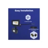 Noxion LED Strålkastare Beamy G3 10W 1100lm 100D - 840 Kallvit | IP44 - Rörelse- och Ljussensor - Symmetrisk