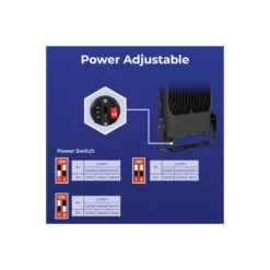 Noxion LED Strålkastare ProBeam V2.0 133-210W 17300-29400lm 60D - 830-840-865 CCT | IP66 - Asymmetrisk Type II