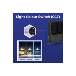 Noxion LED Strålkastare ProBeam V2.0 133-210W 17300-29400lm 60D - 830-840-865 CCT | IP66 - Asymmetrisk Type II
