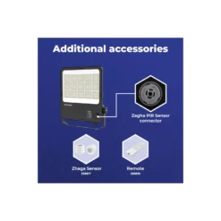 Noxion LED Strålkastare ProBeam V2.0 133-210W 17300-29400lm 60D - 830-840-865 CCT | IP66 - Asymmetrisk Type II