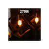 Noxion Lucent LED E14 Bøyd spiss Kronljus Filament Klar 2.5W 250lm - 827 Extra Varm Vit | Ersättare 25W
