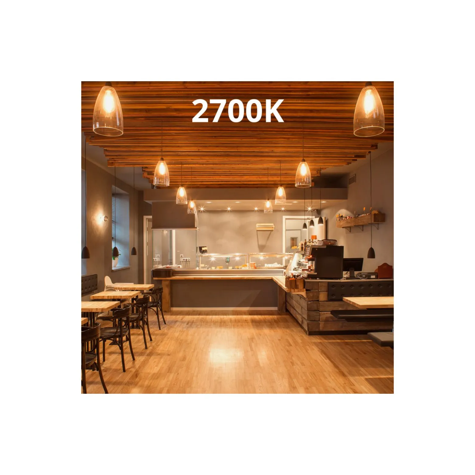 Noxion Lucent LED E27 Päron Filament Klar 8.5W 1055lm - 827 Extra Varm Vit - Ersättare 75W