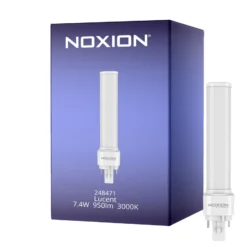 Noxion Lucent PL-C LED 7.4W - 830 Varm Vit | 2-Stift - Ersättare 26W