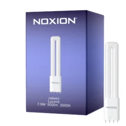Noxion Lucent PL-L LED 7.9W 950lm - 830 Varm Vit | 4-Stift - Ersättare 18W