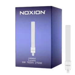 Noxion Lucent PL-S LED 6W - 827 Extra Varm Vit | 2-Stift - Ersättare 11W