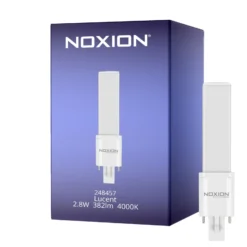 Noxion Lucent PL-S LED 2.8W - 840 Kallvit | 2-Stift - Ersättare 5W