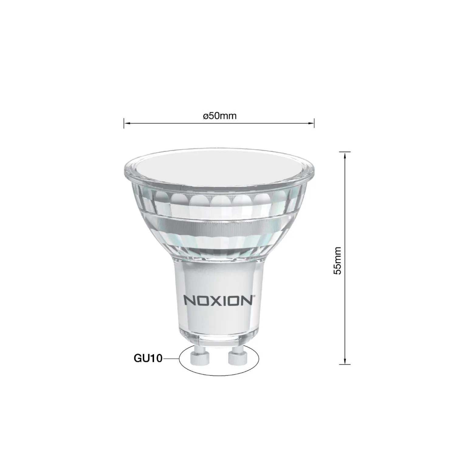 Noxion PerfectColor LED Spot GU10 PAR16 6.7W 650lm 120D - 927 Extra Varm Vit | Bästa Färgåtergivning - Dimbar - Ersättare 50W