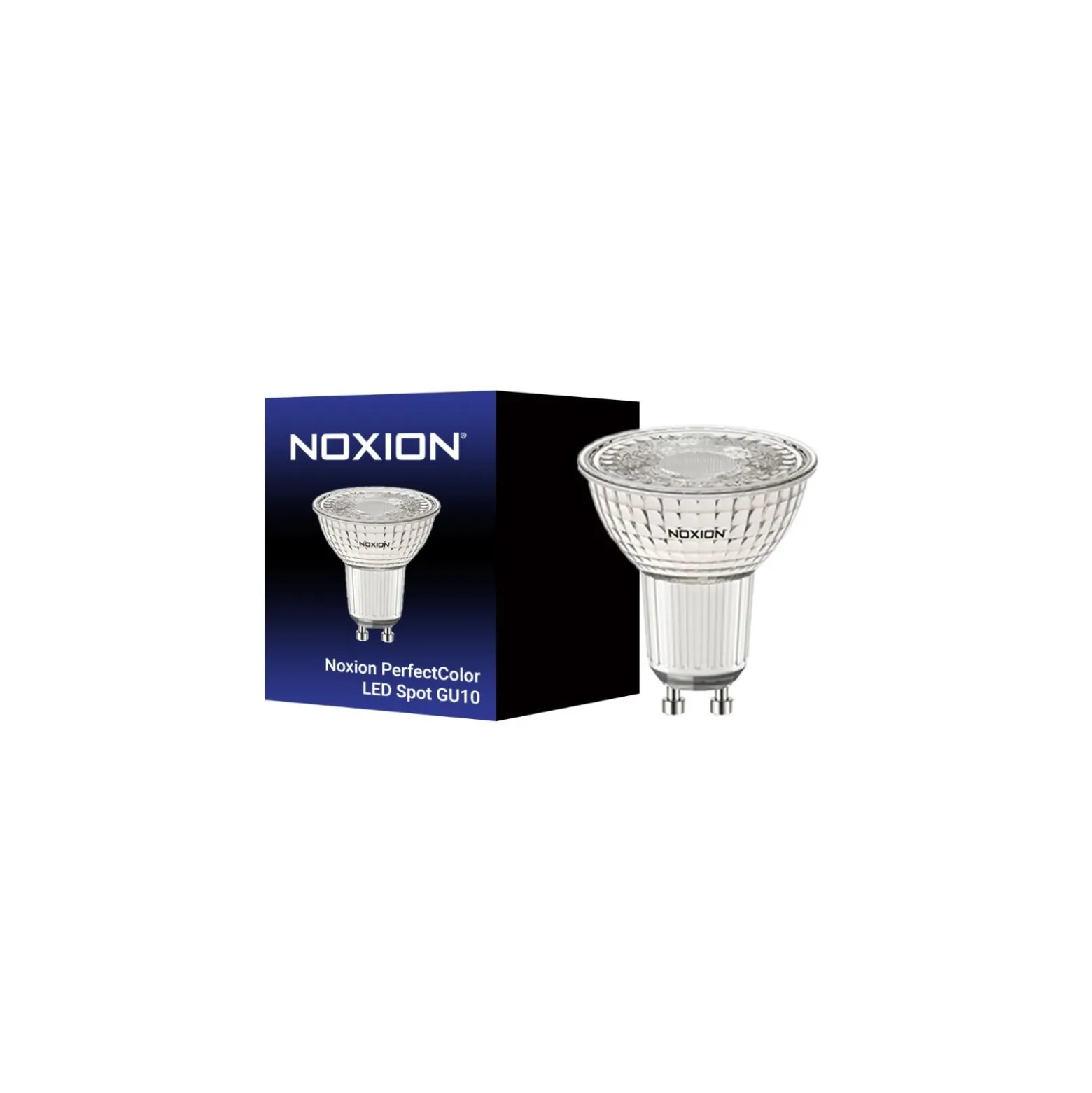 Noxion PerfectColor LED Spot GU10 PAR16 4W 345lm60D - 927 Extra Varm Vit | Bästa färgåtergivning - Dimbar - Ersättare 50W
