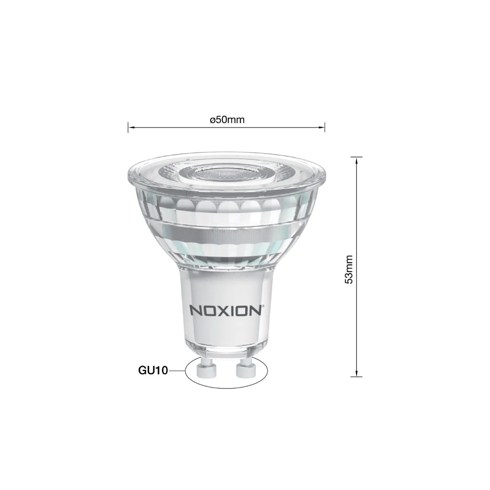 Noxion PerfectColor LED Spot GU10 PAR16 6.7W 575lm 36D - 927 Extra Varm Vit | Bästa Färgåtergivning - Dimbar - Ersättare 80W