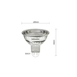 Noxion PerfectColor LED Spot GU5.3 MR16 3W 230lm 36D - 927 Extra Varm Vit | Bästa Färgåtergivning - Dimbar - Ersättare 20W