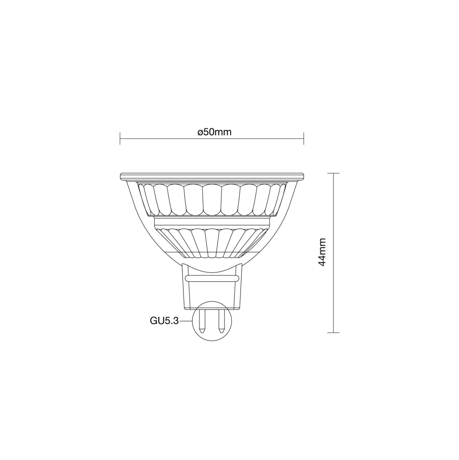 Noxion PerfectColor LED Spot GU5.3 MR16 4.5W 345lm 36D - 927 Extra Varm Vit | Bästa Färgåtergivning - Dimbar - Ersättare 35W