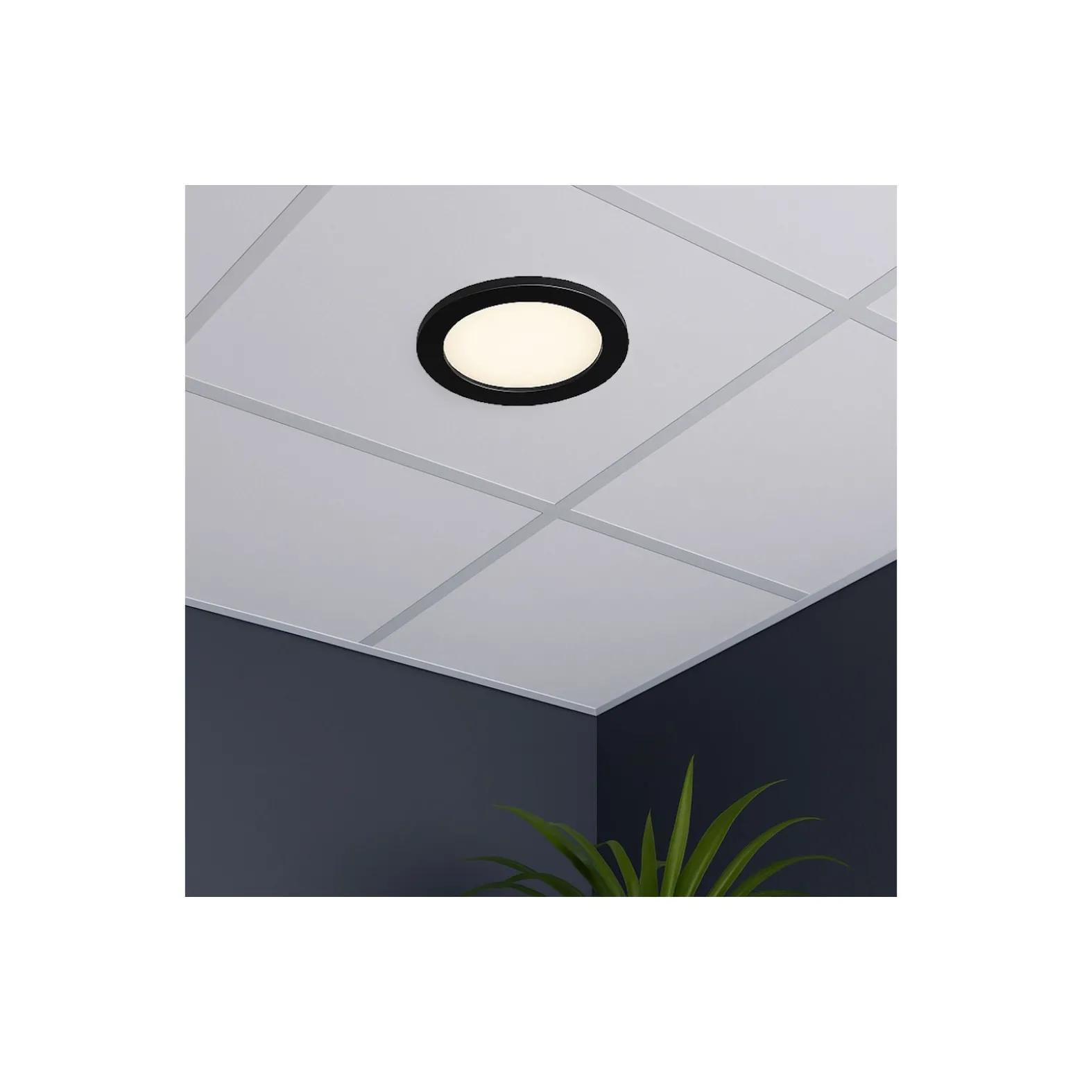 Noxion Ring för LED Downlight Ecowhite Matt Svart
