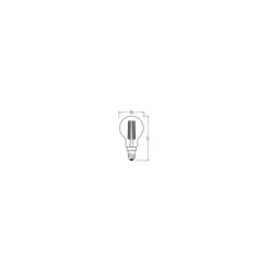 Osram Classic LED E14 Boll Filament Klar 2.2W 470lm - 840 Kallvit | Ersättare 40W