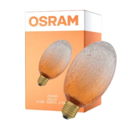 Osram Decor LED Lamp Apelsin Glas E27 3.5W 300lm - 827 Extra Varm Vit | Ersättare 25W