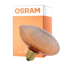 Osram Decor LED Lamp Apelsin Glas E27 3.5W 300lm - 827 Extra Varm Vit | Ersättare 25W