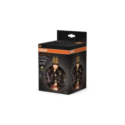 Osram Decor LED Lamp Svart Glas E27 3.5W 300lm - 827 Extra Varm Vit | Ersättare 25W
