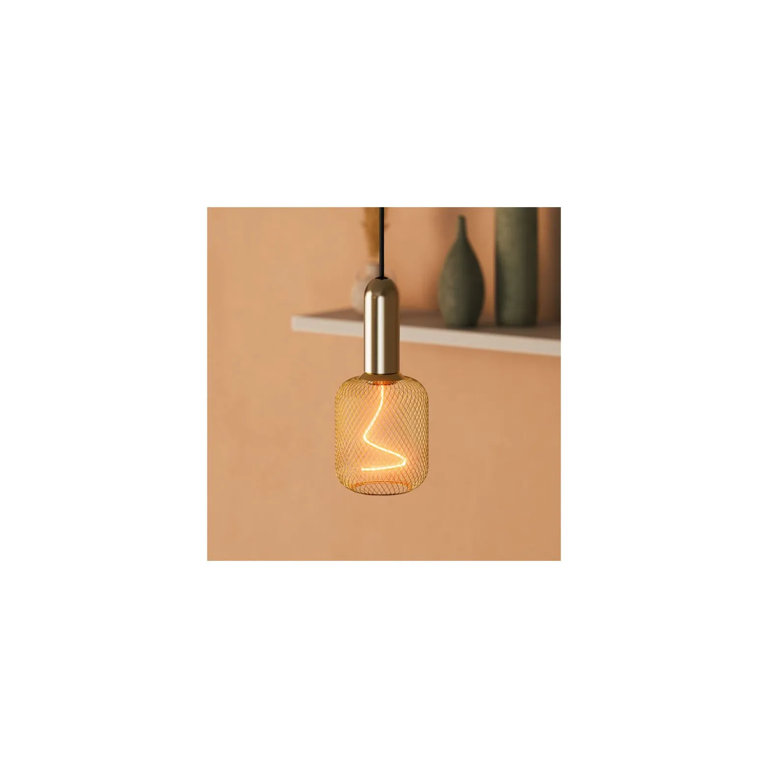 Osram Decor Spiral E27 Special Filament Guld 3.5W 170lm - 818 Extra Varm Vit | Dimbar - Ersättare 15W